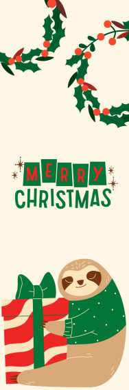 Custom Printable Christmas Bookmark Templates