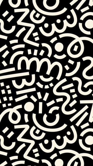 iPhone Wallpaper Memphis Pattern Black Premium Photo Rawpixel
