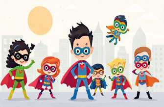 Cute Superhero Wallpaper
