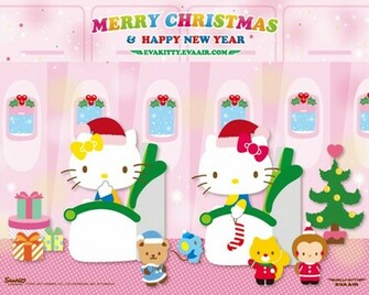 Kitty Wallpaper Mimmy And Hello Comics Christmas
