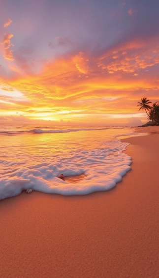 Background For Mobile Of Beach