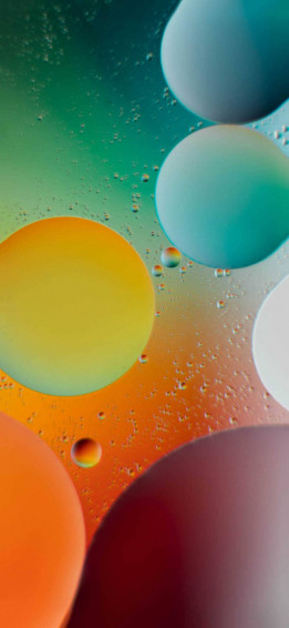 Ios Floating Spheres Wallpaper
