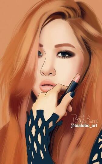 Ros Blackpink Fanart Bybialobo Rose