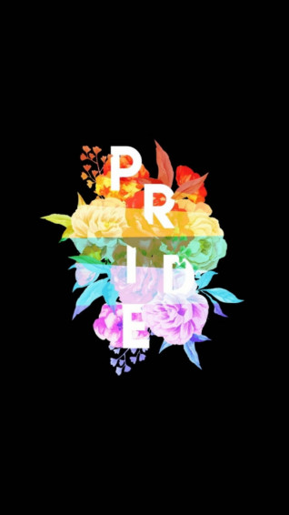 Floral Pride Lgbt Phone V3jei7pcubjos9eu Wallpaper