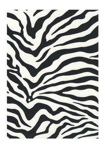 Wall In A Box Ss1798 Zebra Accentuated Wallpaper Black Whte Cheap