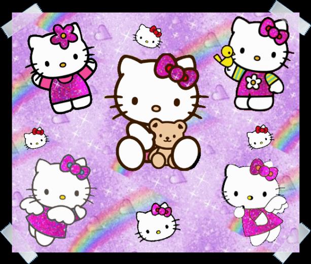 Bellissime Immagini Glitter Di Hello Kitty Ma Non Solo Seguitemi