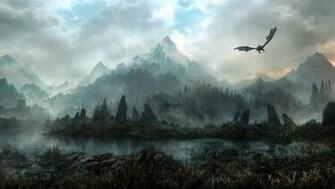 Misty Mountains Wallpaper