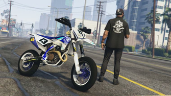 Husqvarna Fe Bitume Livery With Sound Gta5 Mods
