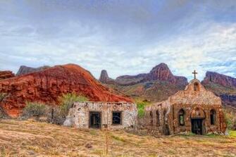Big Bend Ranch State Park Texas Desert Ruins Western Church
