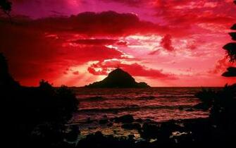 High Quality Alau Island Maui Hawaii Sunset Wallpaper