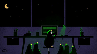 Linux Terminal Wallpaper By Digital Ocean Manjaro