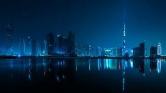 Dubai Skyline At Night Photo By Sebastian Opitz I