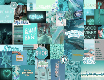 Turquoise Aesthetic Wallpaper