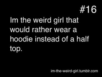 Girl Hoodie Tomboy Weird Image On Favim