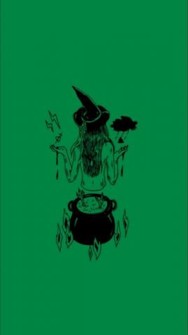 Halloween Witch Aesthetic Wallpaper Top