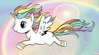 Rainbow Unicorn By Iridalaoi