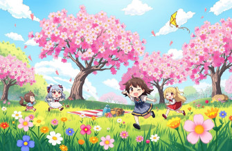Gacha Life Spring Wallpaper