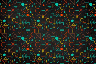 Vibrant Geometry Wallpaper