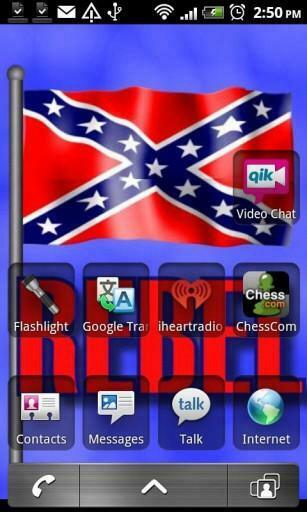 Rebel Flag Live Wallpaper App For Android By Second Round Graphics