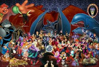 Disney Villains Wallpaper By Disneyfreak19