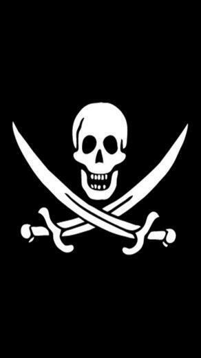 Pirate Flag Logo iPhone Wallpaper S 3g