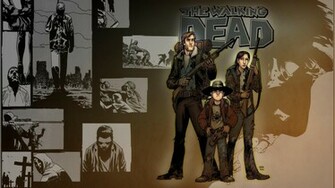 Comics The Walking Dead Drawings Wallpaper
