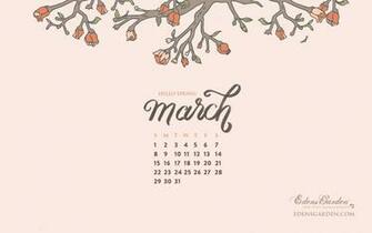 March Desktop Wallpaper Image