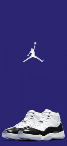 Air Jordan S Concord Shoes Wallpaper Retro