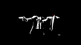 Pulp Fiction Wallpaper Head Black
