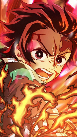 Tanjiro Kamado Mobile Wallpaper 4k Personnage Kawaii Fond D