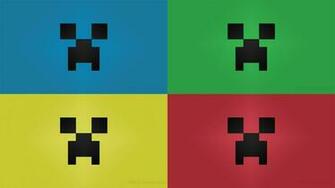 Primary Color Minecraft Desktop Creeper Wallpaper X Pixels