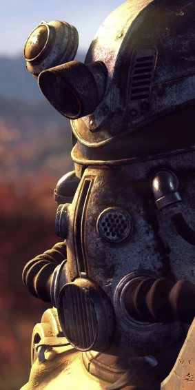Pixel Fallout Background Wallpaper