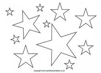 Stars Outlines Printables Star Outline Image Greeting Cards
