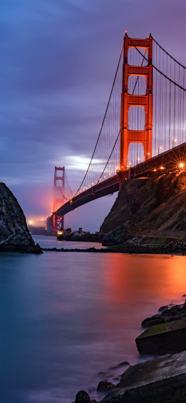Golden Gate Wallpaper For iPhone Pro Max X