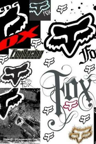 Fox Racing Collage Wallpaper For iPhone