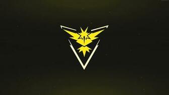 Wallpaper Pokemon Go Logo Yellow Team Instinct Mobile