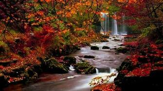 Nature Landscapes HD Wallpaper For Autumn Falls