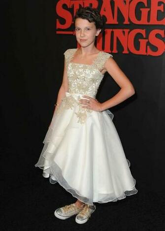 Millie Bobby Brown Stranger Things La Premiere Gotceleb
