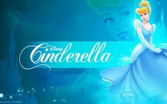 Cartoons Wallpaper Cinderella Blue