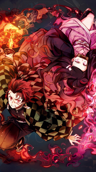 Tanjiro And Nezuko Kimetsu No Yaiba 4k Wallpaper