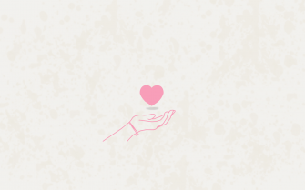 Minimalistic Heart In Hand Desktop Wallpaper For Valentine S Day