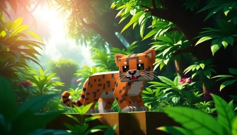 Minecraft Ocelot Wallpaper