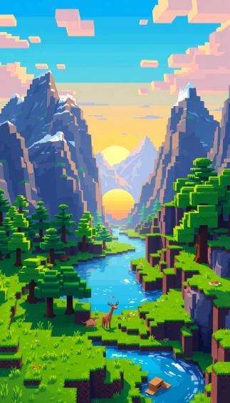 Minecraft Gif Wallpaper