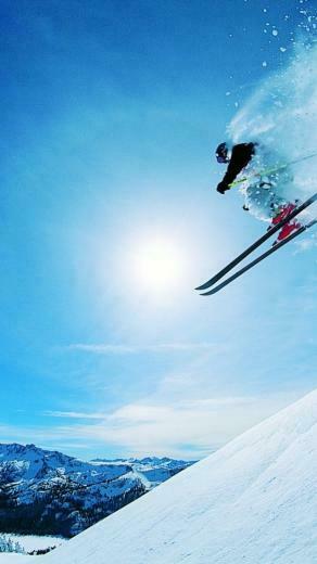 Skiing Wallpaper iPhone