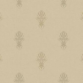 Beige Ornate Damask Medallion Wallpaper Wall Sticker Outlet