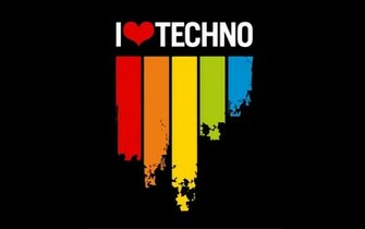 Love Techno Wide Screen HD Wallpaper 4k