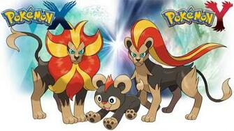 Pokemon X Y Wallpaper Litleo And Pyroar By Thelimomon On