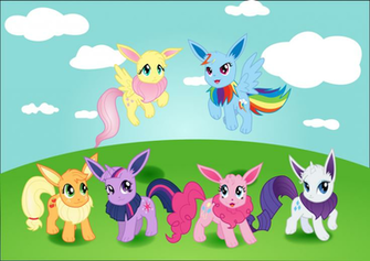 Pony Eevee Background By Blueberryjoe
