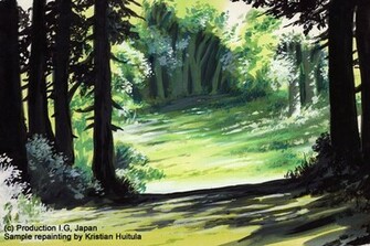 Gallery For Anime Forest Background