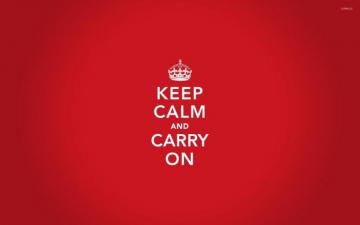 Keep Calm And Carry On Wallpaper Quote